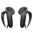 thumbnail image 1 of HZLucki Upgraded Controller Grips Compatible with Meta Quest 3S/Quest 3 Accessories, Extended Gradient Silicone Controller Strap, Widened Adjustable Knuckle Straps Fits Most Hands (Black), 1 of 8