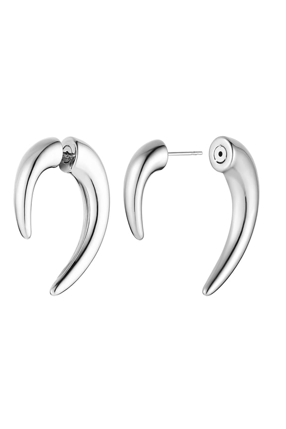 Dragon Claw Stud Earrings for Men Women Stainless Steel Gothic Punk Piercing Sharp Claw Spike Earring Jewelry Gift