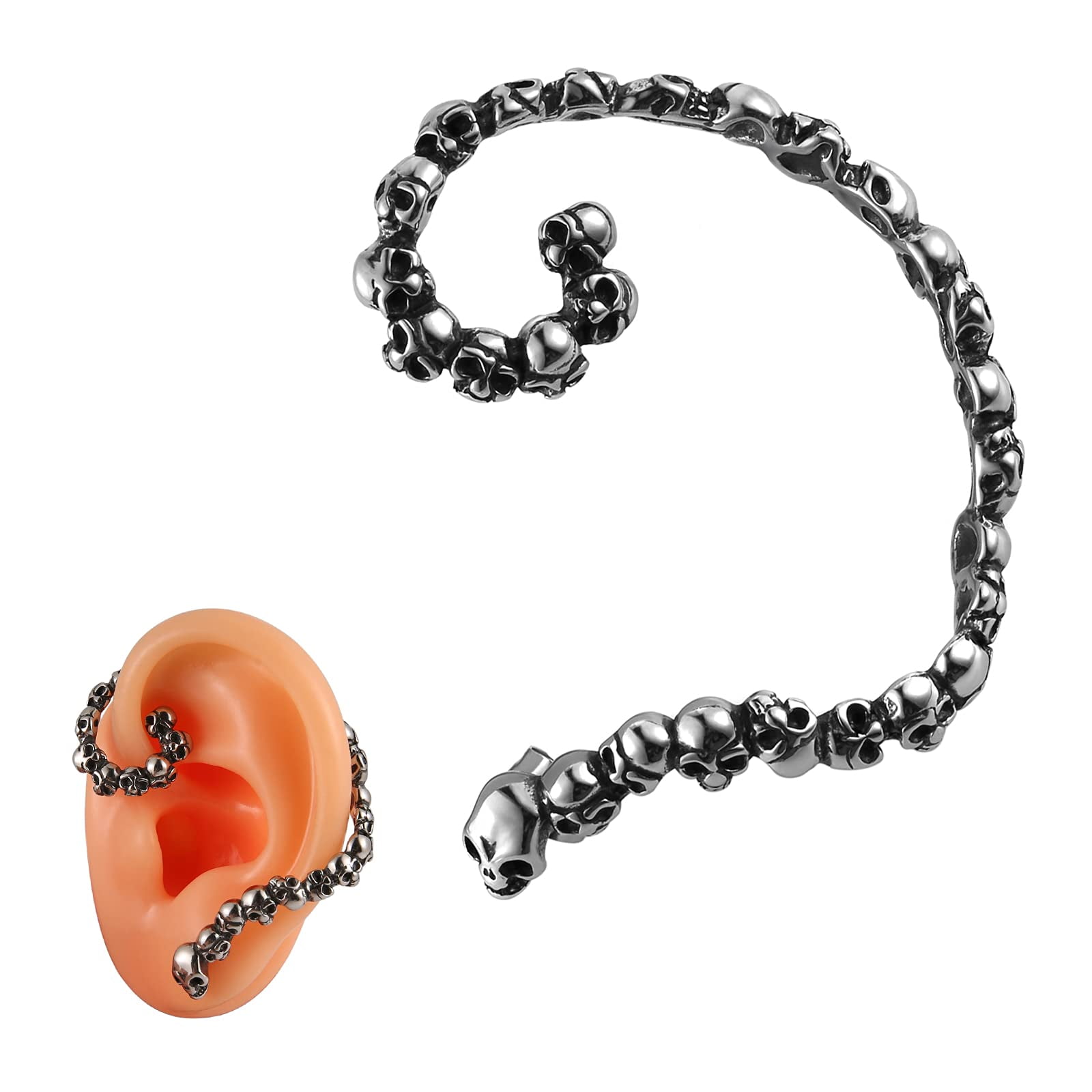 HZMAN Vintage Punk Braided Ring – Stainless Steel Woven Plaited Band For Men & Women, Hypoallergenic, Gift Bag - View #10