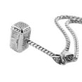 thumbnail image 1 of HZMAN Thor Hammer Stainless Steel Necklace For Men and Women Hammer Pendant Necklace 22+2 Inch Chain, Silver, 1 of 8