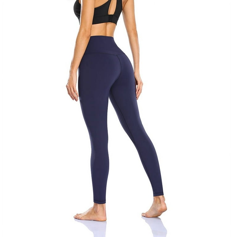 Soft 7/8 Length Yoga Pants Workout 4 Way Stretch Sports Leggings