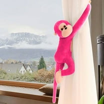 HZRSLY Long Arm Monkey Toy, Adorable Monkey Doll Decoration, Interactive Hanging Monkey Ornament, Sound-Making Monkey Gift for All Ages