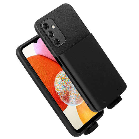 HZSY.Suitable for Samsung a25-5g back clip battery wireless charging treasure mobile phone case mobile power 5000 mAh - black