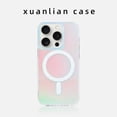 thumbnail image 1 of HZSY.for iPhone 13 magsafe magnetic ultra-thin mobile phone case-Colorful gradient laser, 1 of 5