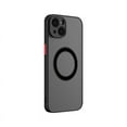 thumbnail image 1 of HZSY.for iPhone 15 Plus magsafe magnetic ultra-thin mobile phone case-Black, 1 of 5
