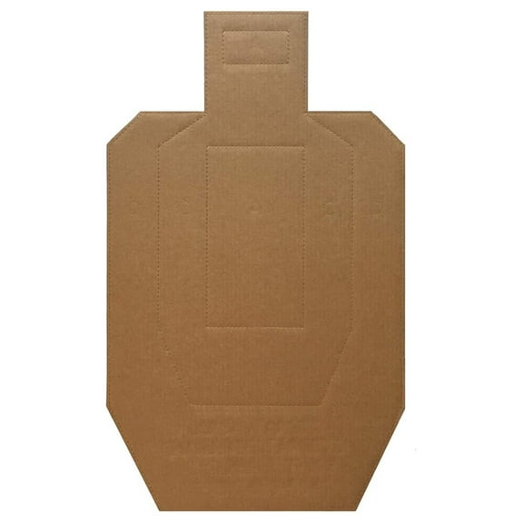 HZTZDMHH IPSC/USPSA Water Resistant Cardboard Target - 100 Pack