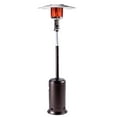 thumbnail image 1 of HZWDD 47000 BTU Outdoor Propane Patio Heater with Portable Wheels, 88 inch Standing Gas Outside Heater Stainless Steel Burner Commercial & Residential, 1 of 7