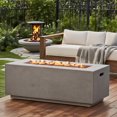 thumbnail image 1 of HZWDD 40" Propane Outdoor Fire Pit Table, Square Propane Gas Patio Fire Table 40000 BTU for Deck, Backyard and Pool, 1 of 7