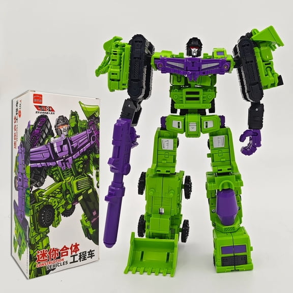 HZX Defensor H901 Transformation Toys Robot 5IN1 Combiner Superion Bruticus Devastator Deformation Action Figure
