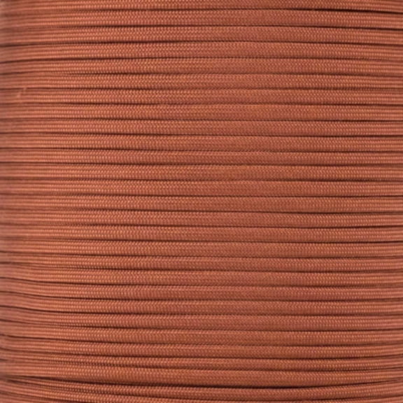 HZshop 550lb Paracord - 7 Strand Type III Nylon Cord, Rust (25ft) for Indoor/Outdoor Tasks