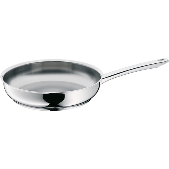 HZshop Profi 8" Uncoated Frying Pan, Induction Compatible, Cromargan Stainless Steel, Dishwasher Safe, Made in Germany