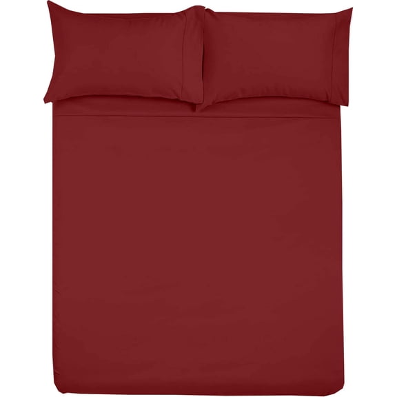 HZshop RV Microfiber Sheet Set, Short Queen 60x75, Burgundy - 4 Piece, 8" Deep Pocket for Campers, Motorhomes & Travel Trailers