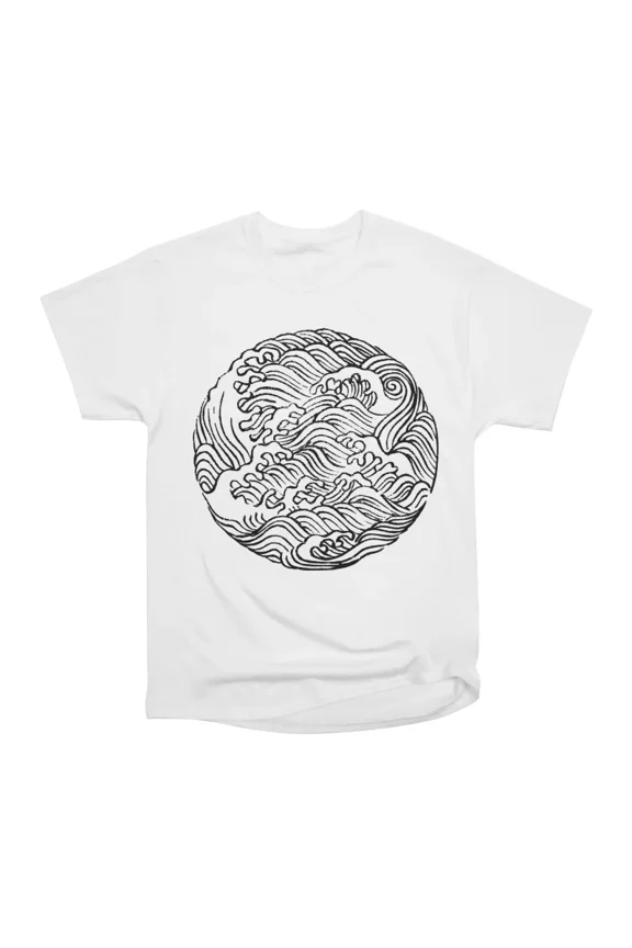 Ha Bun Shu Waves Refined T-Shirt Tee Gift For Him Merch For Her Apparel For Friend