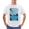 thumbnail image 1 of Ha Long Men’s T-Shirt 100% Cotton Casual Short Sleeve Tops Gift Tee White 2XL, 1 of 2
