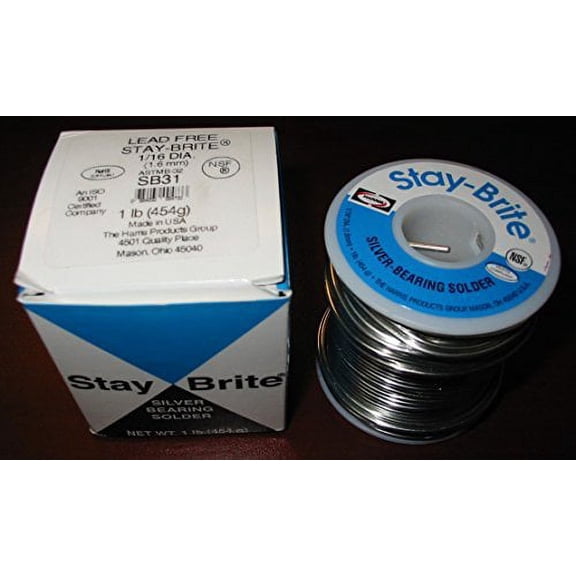 Harris SB31 Stay-Brite 1/16" Silver Solder 1 lb. Spool