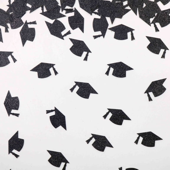 HaCpiu 100Pcs 2026 Graduation Glitter Confetti Decorations, Congrats Grad Party Decor, Graduation Decorations for Graduation Celebrations, Graduation Themed Photoshoots & Party Favors