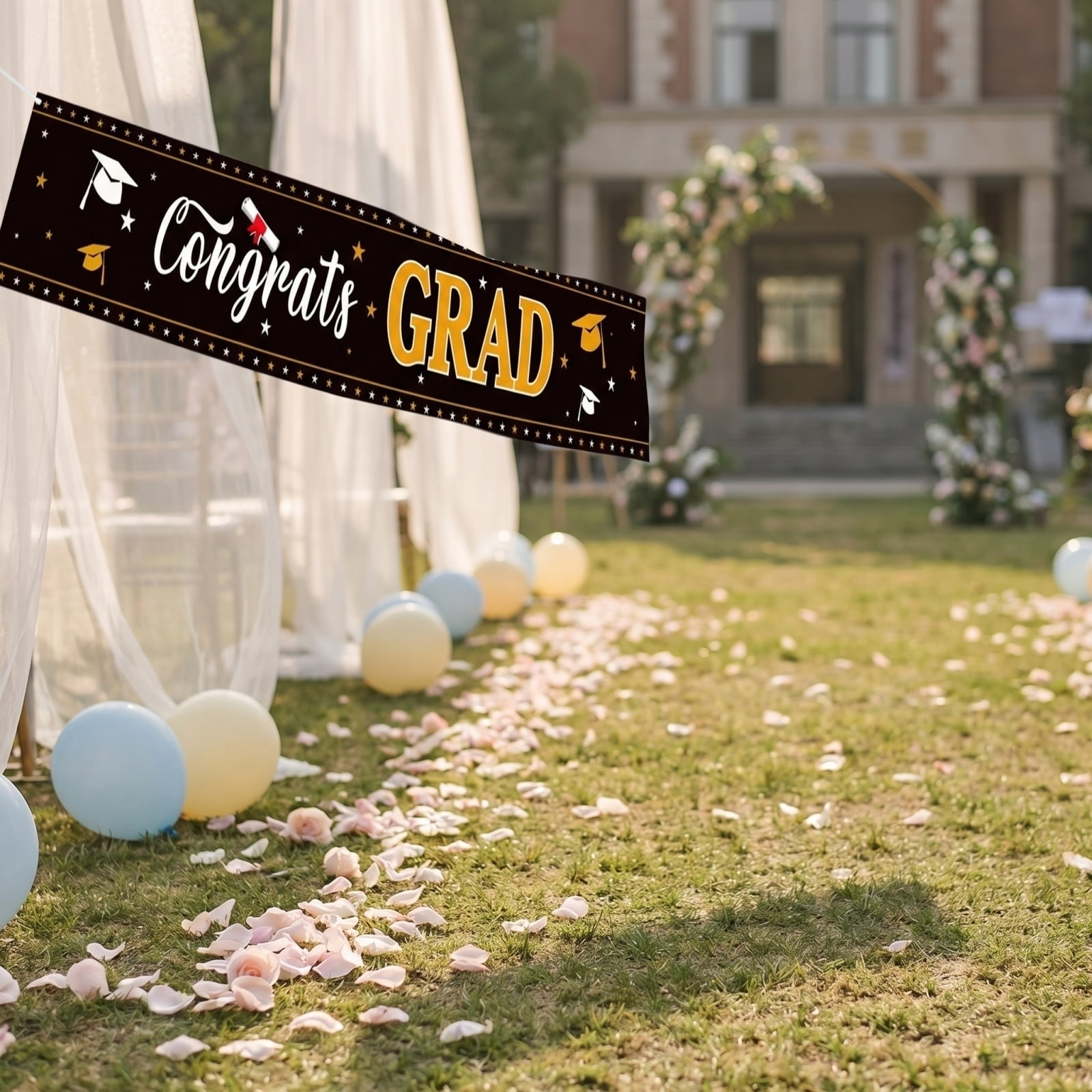 HaCpiu 2026 Graduation Congrats GRAD Banner, 9.8' Grad Party ...