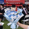 thumbnail image 1 of HaCpiu 2026 Graduation Decor Bear Rose Flower Bouquet, Plush Grad Cap Bear with Artificial Roses, Graduation Season Gift for Classmates, Best Friends, Commencement Keepsake & Grad Gift, 1 of 8
