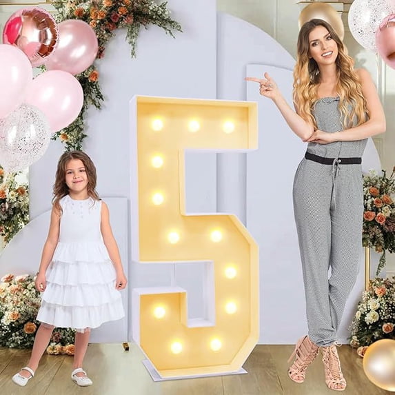 HaCpiu 2026 Graduation Large Number Light Board, Illuminated Number Board Photo Prop, Graduation Decorations for School Event Milestone Decor, Grad Party Backdrop & Commencement Events