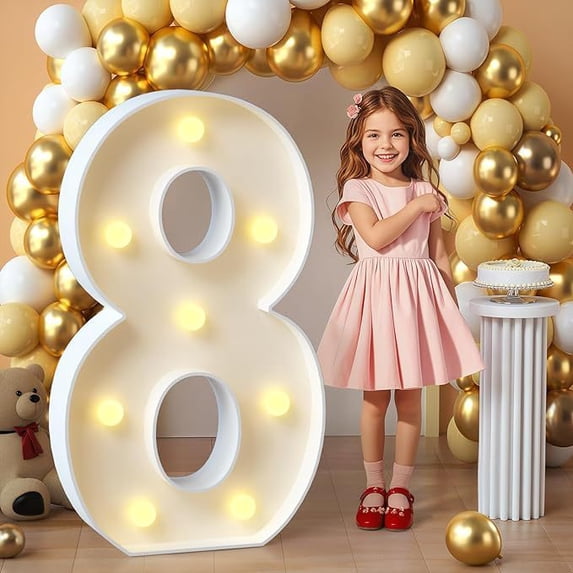 HaCpiu 2026 Graduation Large Number Light Board, Illuminated Number Board Photo Prop, Graduation Decorations for School Event Milestone Decor, Grad Party Backdrop & Commencement Events