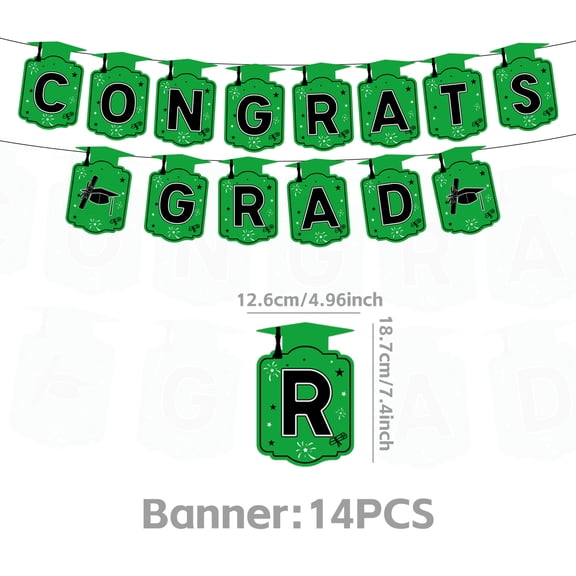 HaCpiu 2026 Graduation Party Decorations, Congrats Grad Party Bundle for Class of 2026 Grad Party, Graduation Decorations for High School, College Graduation & Photo Props Decor