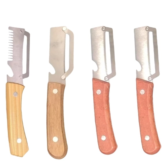 HaCpiu 2026 New Vegetable Peeler, 7.48" Multi-Functional Kitchen Gadget with Ergonomic Handle, Suitable for Mangoes, Pears, Pineapples, Home Cooks, Beginner Cooks, Senior Cooks,