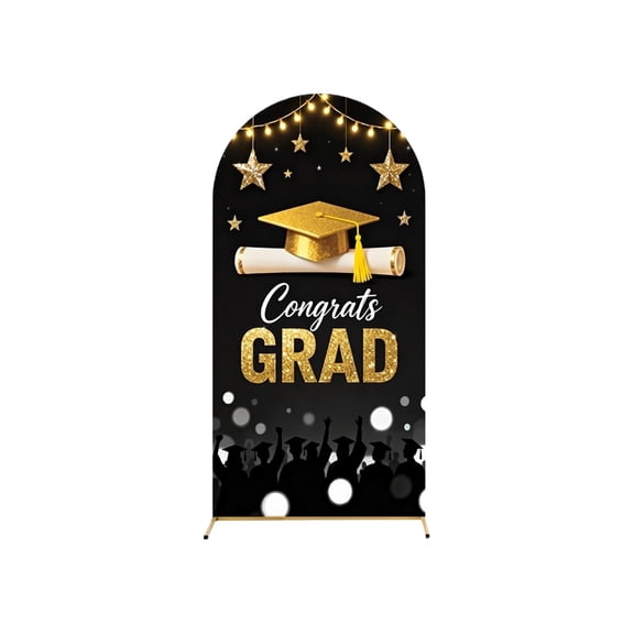 HaCpiu Class of 2026 Graduation Arch Door Banner, 5.9' Grad Party Arch Frame Door Decor, Graduation Decorations for Party Supplies, Graduation Ceremony Decor & Photo Booth