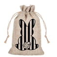 thumbnail image 1 of HaCpiu Easter Bunny Burlap Bags, Reusable Easter Rabbit Drawstring Pouch, Ideal for Easter Egg Hunt, Candy Storage, Spring Party Supplies & Festive Decor, 1 of 13