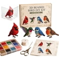 thumbnail image 1 of HaCpiu Garden Bugs Beaded Craft Kit, 3D Animal Themed Beadwork Kit with 4 Cute Designs and Instructions, Beaded Animals Kits for Beginners, Craft Enthusiasts, Desktop & Home Decor, 1 of 8