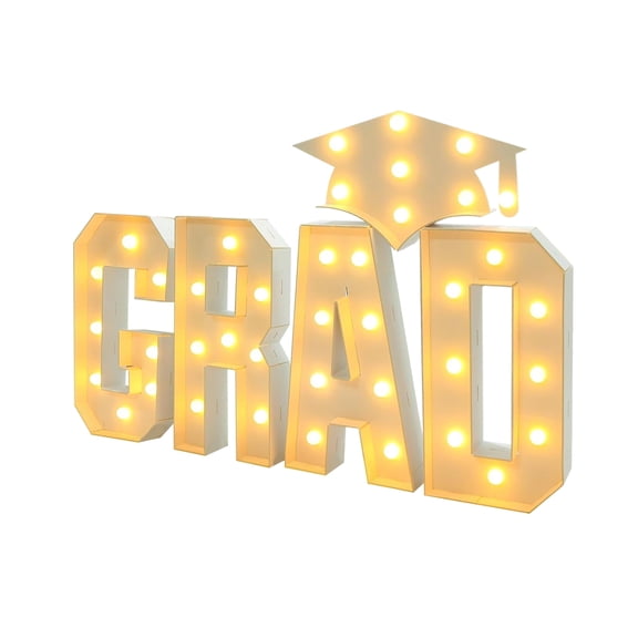 HaCpiu Graduation Decorations 2026 Light up Letter Sign Set, Graduation Ceremony for Class of 2026, Graduation Party Decorations for Party Backdrop, Photo Booth & Home Decor