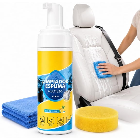 HaCpiu Multi-Enzyme Foam Cleaner, 2026 New All-Purpose Deep Cleaning Spray, Suitable for Car Interior, Kitchen Grease, Bathroom Tiles & Sofa Upholstery