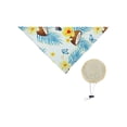 thumbnail image 1 of HaCpiu Porch Geese Outfits, 21.65" Large Goose Outfit with Straw Hat & Blue Tropical Leaf Scarf, Festive Porch Goose Clothes for Outdoor Patio Decor, 1 of 5