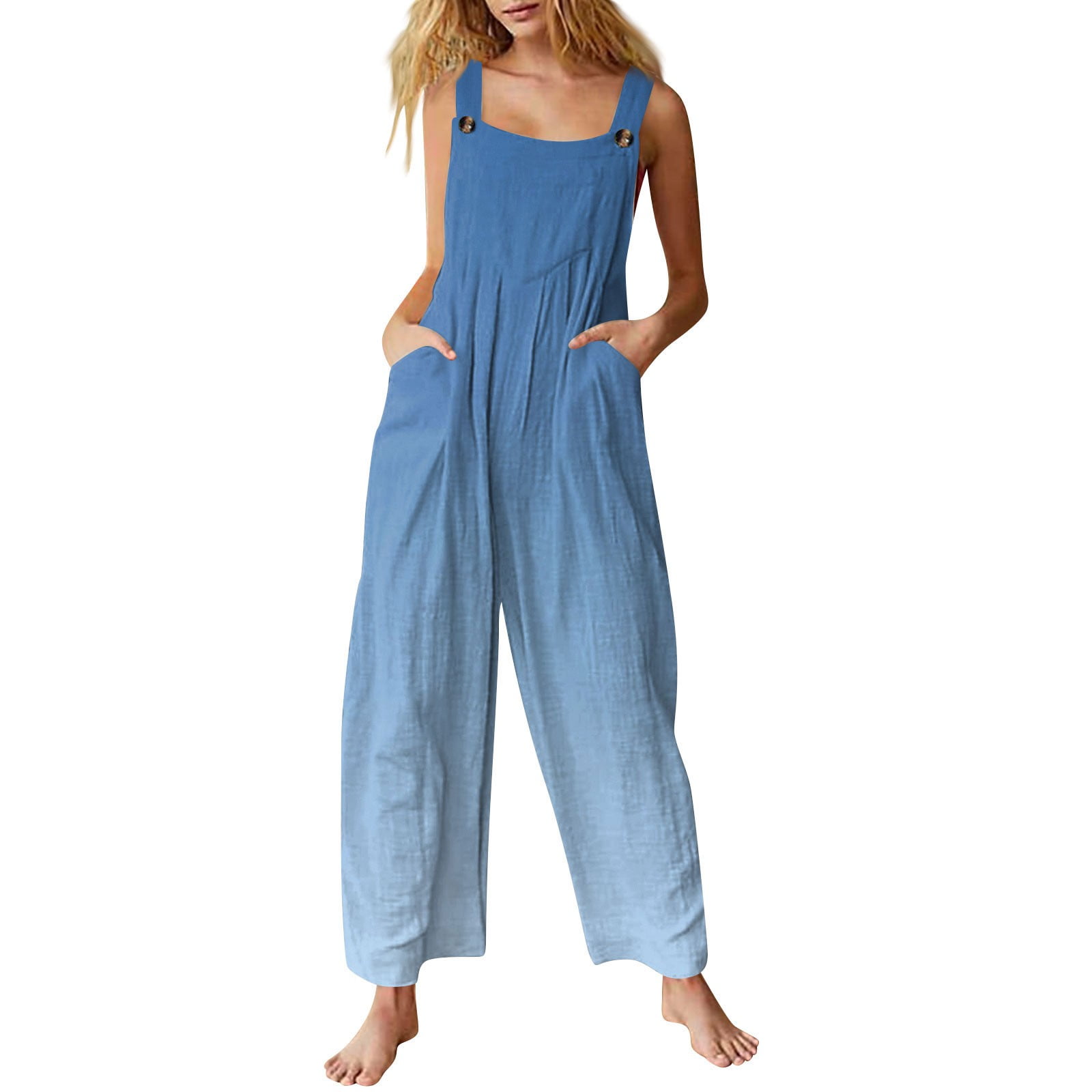 HaHaHappy 2024 Summer Linen Overalls for Women Casual Loose Fit Summer Rompers Boho Gradient Print Wide Leg Jumpsuit with Pockets Dark Gray 3XL - Walmart.com HaHaHappy 2024 Summer Linen Overalls for Women Casual Loose Fit Summer Rompers Boho Gradient Print Wide Leg Jumpsuit with Pockets Dark Gray 3XL - Walmart.com