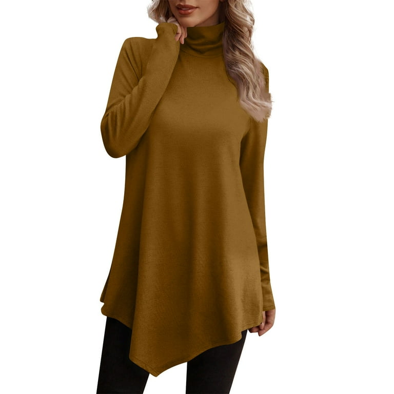 Dressy turtleneck tops cheap