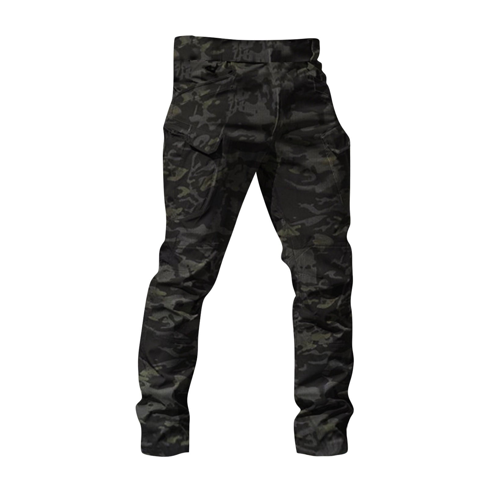 HaHaHappy Men's Cargo Pants Hight Waist Wide Leg Athletic Pants Summmer