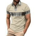 HaHaHappy Men's Graphic Print Shirts Collared Golf Shirt Short Sleeve