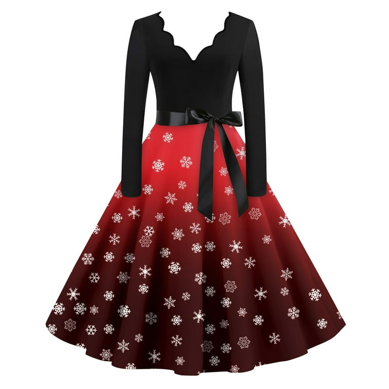 Cute plus size christmas dresses cheap
