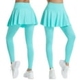 HaHaHappy Women's Sports Skirted Leggings Yoga Skirts Pants Tights
