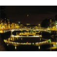 thumbnail image 1 of HaPenny Bridge River Liffey Dublin Ireland Poster Print by The Irish Image Collection, 16 x 12, 1 of 1