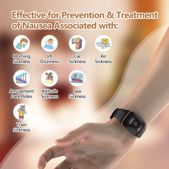 HaSoCare Antiemetic Watch, Effectively Help Relieve Dizziness and Vomiting Symptoms