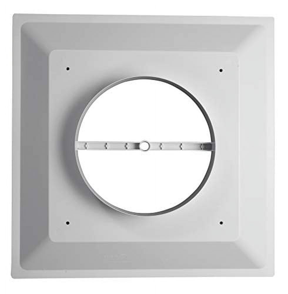 HaVACo 2'x2' Lay-In 3 Cone Supply with 12" Pre-Molded Boot, ABS Plastic ...