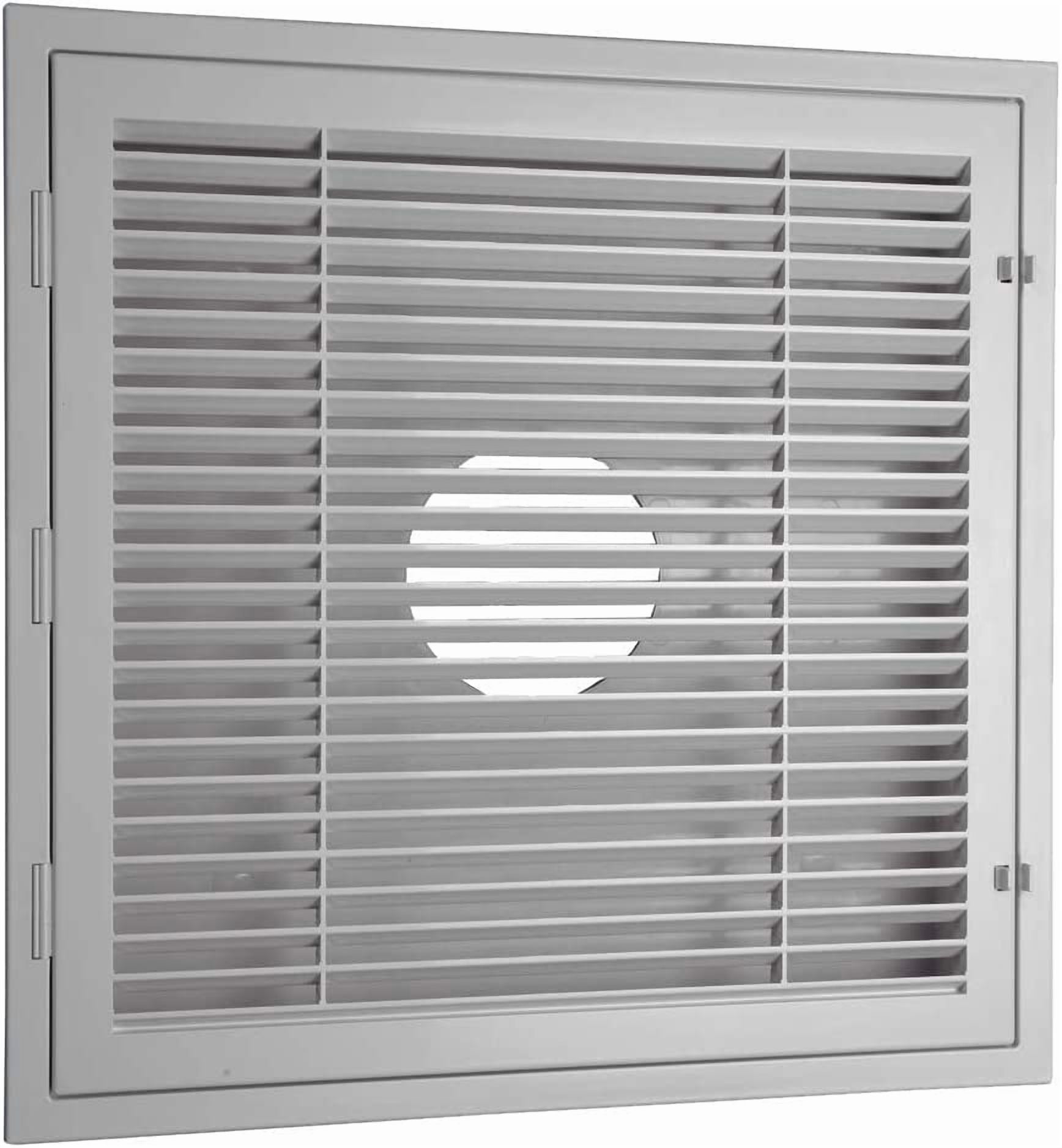HaVACo 2'x2' Louver Return Grille with Filter Grid, ABS Plastic Lay-In ...