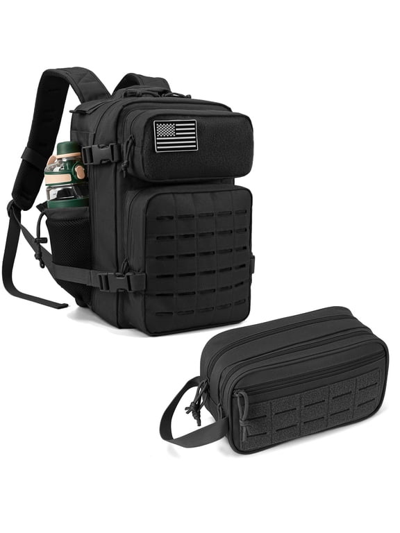 25L Tactical backpack & Tactical Toiletry Bag