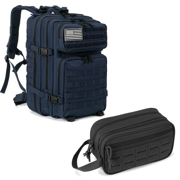 Haadid 45L Tactical backpack & Tactical Toiletry Bag