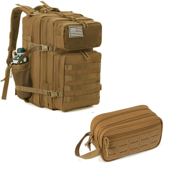 Haadid 45L Tactical backpack & Tactical Toiletry Bag