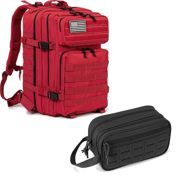 Haadid 45L Tactical backpack & Tactical Toiletry Bag