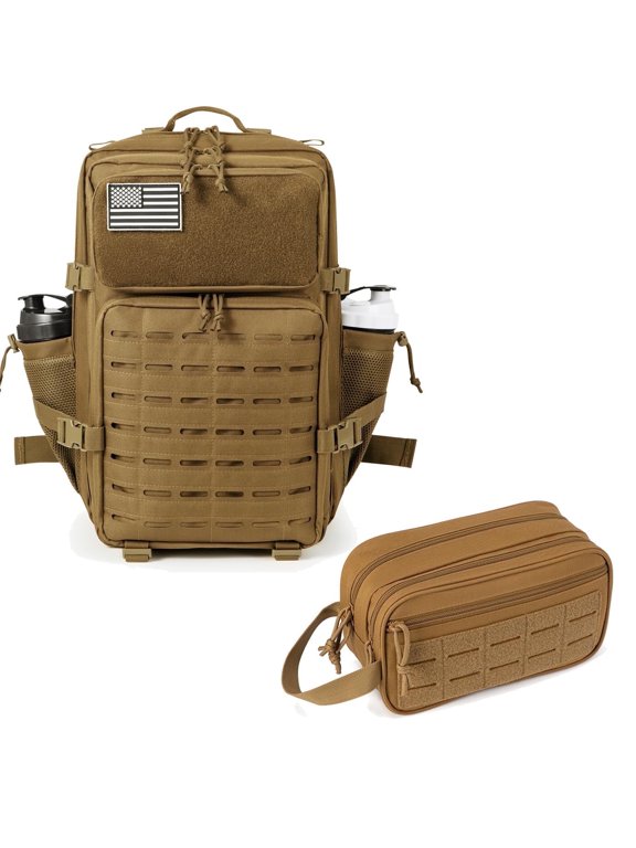 45L Tactical backpack & Tactical Toiletry Bag
