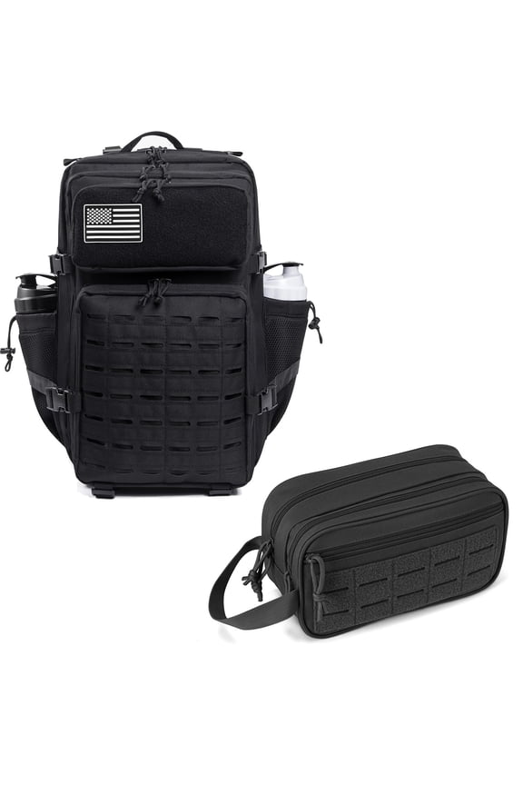 45L Tactical backpack & Tactical Toiletry Bag