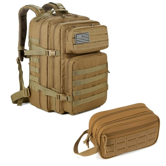 Haadid 45L Tactical backpack & Tactical Toiletry Bag