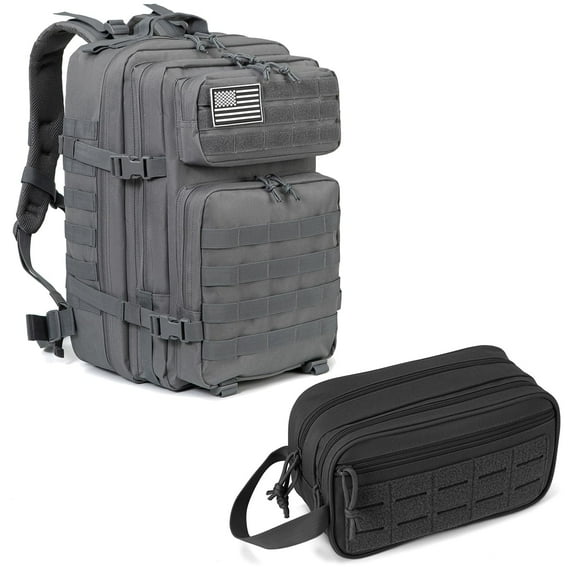 Haadid 45L Tactical backpack & Tactical Toiletry Bag